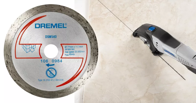 Disque diamant pour carrelage Dremel DSM 540